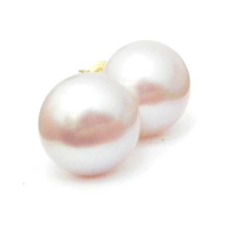 Pale Pink 11mm Stud Earrings